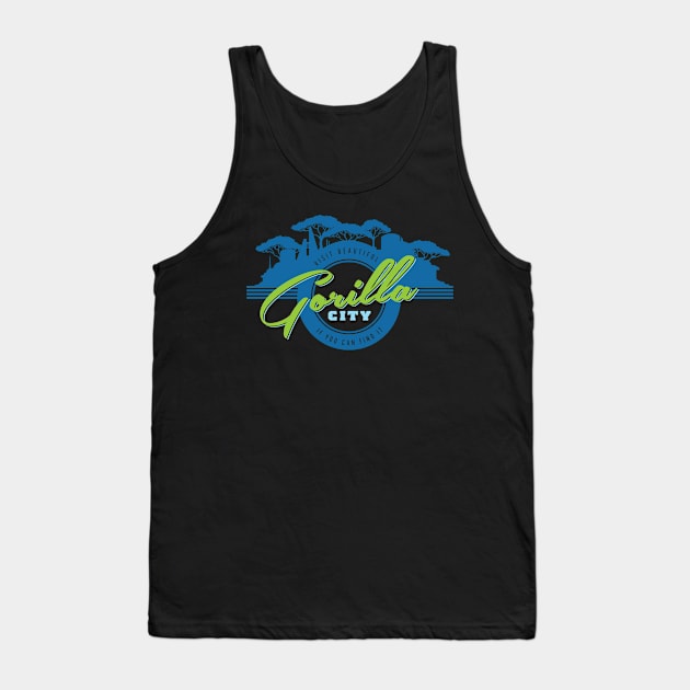 Gorilla City Tank Top by MindsparkCreative